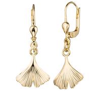 Ohrhänger Ginko Ginkgo 375 Gold Gelbgold Ohrringe Boutons Goldohrringe