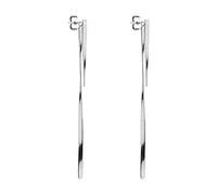 Ohrhänger mit einfädelbarem Anhänger Sleek Chain Edelstahl