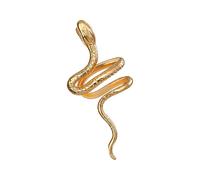 Ohrmanschette mit künstlerischem Schlangen-Design, kein Piercing erforderlich, für Damen, für den täglichen Gebrauch, bequeme Ohrkette, One Size, Wie beschrieben, Wie beschrieben