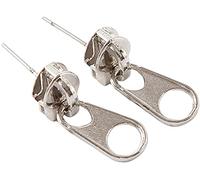 Ohrring 1 Paar weibliche Ohrringe Auffällige Reißverschluss-Ohrstecker Exquisites Piercing Reißverschluss Ohrstecker für Party Praktisches Design