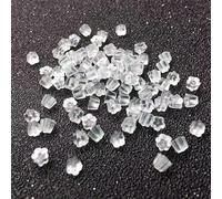 Ohrring-Verschlüsse aus Gummi, 100 Stück, weich, transparent, Ohrring-Verschlüsse für Ohrstecker, hypoallergenes Silikon, Ersatz für Damen (Blume)