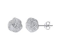 Ohrringe aus Silber 925 Knoten Ohrstecker