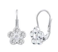 Ohrringe aus Silber 925 mit Swarovski® Zirconia Vergissmeinnicht