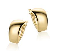 Ohrringe Creolen Gelbgold Glänzend 9 Karat 375 Gold Ohrschmuck - SIT10