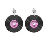 Ohrringe Disco Damen I Verkleidung 50er I Schallplatte Vinyl I Rock n Roll, Papier