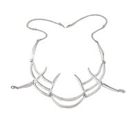 Ohrringe im Gothic-Stil, unregelmäßig, Party, Punk, Metall, mechanisch, Alien, flüssiges Gesicht, Ornament, Ohrringe für Damen und Herren, Schmuckzubehör, Metall, Einheitsgröße, Wie beschrieben