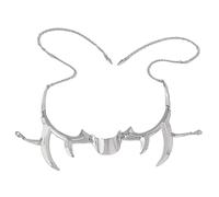 Ohrringe im Gothic-Stil, unregelmäßig, Party, Punk, Metall, mechanisch, Alien, flüssiges Gesicht, Ornament, Ohrringe für Damen und Herren, Schmuckzubehör, mechanisch, Eine Größe, Wie beschrieben