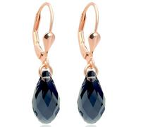 Ohrringe Ohrhänger Silber Rosegold Marken-Kristalle aus Österreich Rotgold NOBEL SCHMUCK
