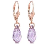 Ohrringe Ohrhänger Silber Rosegold Marken-Kristalle aus Österreich Rotgold NOBEL SCHMUCK