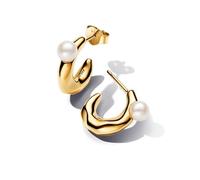 Pandora 263281C01 Ohrhänger für Damen Barockperle Goldfarben