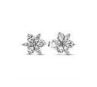 Pandora Ohrstecker 292633C01 Timeless - Funkelndes Herbarium - Damen, Sterling Silber Zirkonia