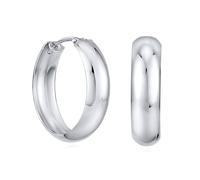 Ohrringe Silber 925 große Creolen Durchmesser 30 mm