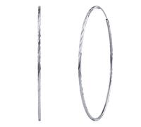 Ohrringe Silber 925 sehr große Creolen Mina Durchmesser 80 mm