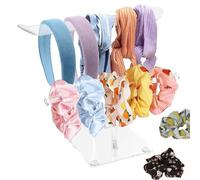 Ohrringhalter aus Metall, Acryl Stirnbandhalter, Armbandständer Transparentes, Schmuck-Organizer-Ständer, Halter Haarschmuck, Halskette Halter, Verkaufsständer für Mädchen-, Damen- und Kinderschmuck