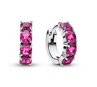 Pandora Timeless 293851C02 rosa Creolen Ohrringe