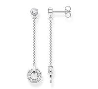 Thomas Sabo Schmuck H2063-051-14 Silber-Ohrhänger Ohrringe Kreis mit Weißen Steinen
