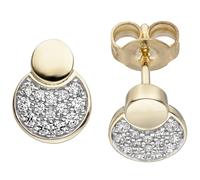 Ohrstecker 333 Gold Gelbgold 28 Zirkonia Ohrringe Goldohrringe Goldohrstecker