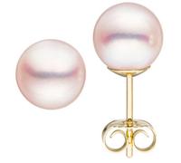 Ohrstecker 585 Gold Gelbgold 2 Akoya Perlen 8 mm