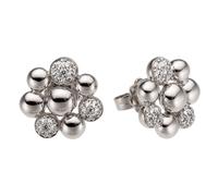 Ohrstecker 585 Gold Weißgold 42 Diamanten Brillanten