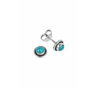 Ohrstecker 925 Silber Türkis Edelstein Ohrringe echt Silber Damen Sterling Silber Stecker Geschenk (MOS-106-15)