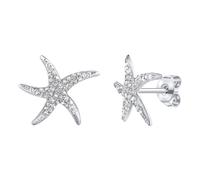 Ohrstecker aus Silber 925 Astra Seestern mit Brilliance Zirconia