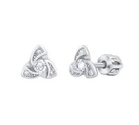 Ohrstecker aus Silber 925 mit Brilliance Zirconia Damen- und Kinderohrringe AVA