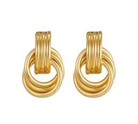 Ohrstecker für Frauen - 2 Stück, modisch, klobig, trendig, baumelnd, Ohrstecker für Damen, für Statement, Festival, Urlaub, Party, Urlaub, , Hochzeit, Geburtstag, Abschlussball, Refer to