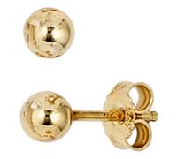 Jobo Damen Ohrstecker Kugel 333 Gold Gelbgold Ohrringe Kugelohrstecker