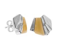 Ohrstecker - Mette - Silber 925/000 mit Bernstein