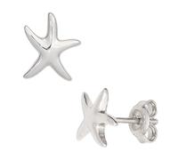 Ohrstecker Seestern 925 Sterling Silber rhodiniert Ohrringe Silberohrstecker