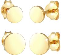 Ohrstecker-Set ELLI "Schmuck Geschenk Silber 925 Ohrringe", gold (gelbgoldfarben), Ohrringe, Damen, Silber 925 (Sterlingsilber) (70250949-0) gelbgoldfarben
