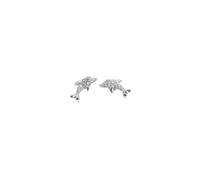 Scout Ohrstecker Delphin 925 Sterling Silber Glas Kinder und Jugendliche