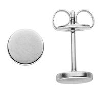 Ohrstecker Studs 6 mm aus Edelstahl Ohrringe