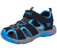 OHU Jungen O-san Ev Flache Sandale, Jet Black Sky, 25 EU