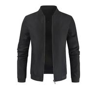 OHXSM Herren Freizeitjacke Klassische warme Jacken Freizeitjacke aus Baumwolle Military Stehkragen Manteljacke Lässige Herren Bomberjacke Slim Fit Stehkragen Windjacken Cargo Outwear Sportbekleidung