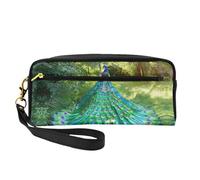 OIBNKCN The magnificent peacock Versatile Travel Makeup Bag - Double-Sided Print, Ultra-Soft PU Leather Cosmetic Organizer for Women, Mothers Day Gifts & Teacher Appreciation