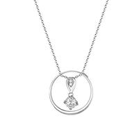 OIDEA Damen Halskette 925 Sterling Silber: Herz Infinity Lebensbaum Perle Anhänger mit Zirkonia Kette aus echt Silber 925 Armreif Elegant Geschenk für Frauen Mutter Valentinstag Jahrestag Gecurtstag