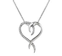 OIDEA Damen Halskette 925 Sterling Silber: Herz Infinity Lebensbaum Perle Anhänger mit Zirkonia Kette aus echt Silber 925 Armreif Elegant Geschenk für Frauen Mutter Valentinstag Jahrestag Gecurtstag