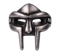OIDEA Herren-Ring Spartan Maske Edelstahl: Retro Silber Punk Rock Stil Doom Gesichtsmaske Gladiator Helm Ring Männer Nordic Pagan Wikinger Ringe Gotik Bandring Schmuck Geschenk Größe 70