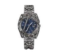 OIDEA Herrenuhr Y2K Punk Armbanduhr: Schwarz Kalender Leuchtende Uhr | Analog Quarz, Datum & Leuchtzeiger ohne Skala, abnehmbares Metallarmband, 1ATM wasserdicht, Dark Hip Hop