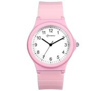 OIDEA Kinderuhr Analog Silikon Armbanduhr: Pink Rosa Analog Quarz 10m wasserdichte Uhr mit Silikon Armband Geschenk für Mädchen Junge Sohn Tochter Freund Kinder