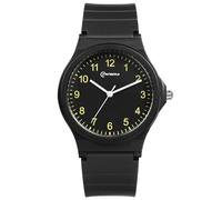 OIDEA Kinderuhr Analog Silikon Armbanduhr: Schwarz Analog Quarz 10m wasserdichte Uhr mit Silikon Armband mit arabischen Zahlen Zifferblatt Geschenk für Mädchen Junge Sohn Tochter Freund Kinder