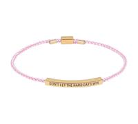 OIDEA Unisex Armband geflochten mit Gravur: Mit Gravur Don't let The Hard Days Win Remember who The Fuck You Are Motivationsschmuck verstellbar Handgelenk Geschenk für Damen Herren Gold Silber