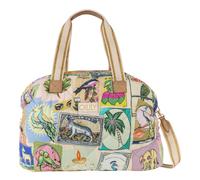 Oilily Flaming Symbols Schultertasche 48 cm beige