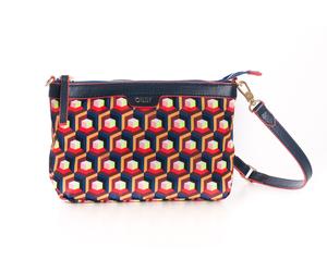 Oilily Geo Diamonds Shoulder Bag XS Indigo