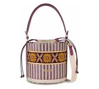 Oilily Metallic Stripe Beuteltasche 19 cm braun