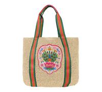 Oilily Straw Shopper Shifting Sand