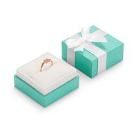 Oirlv Samt Ring Box Bow-knot Ring Box | Schmuck Verpackung,für Jahrestag,Verlobung,Vorschlag