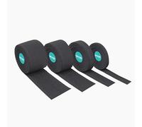 Okaei 12 M Gummiband: 40mm, 30mm, 20mm, 10mm Breite Gummibänd nähen 4 Stück - Öko-Tex zertifiziertes Leichtes Dehnen Breit Gummiband - Ideal für DIY Nähen, Kleidung und Basteln (12 M, schwarz)