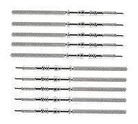 Okeeyseda 10 StüCk Bewegung Uhr Stahl Stem Kit Uhr Von Teilen NH35 NH36 NH38 NH39 Bewegung Uhr Stem Ersatzteile